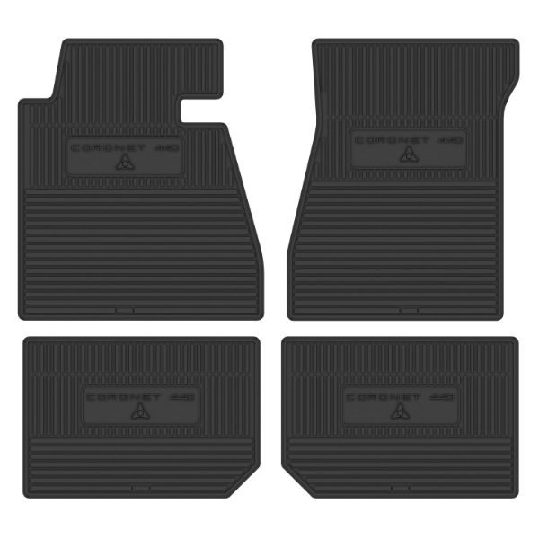 Picture of 1967-1968 Dodge Coronet 440 Next Generation Custom Vintage Rubber Floor Mats Package