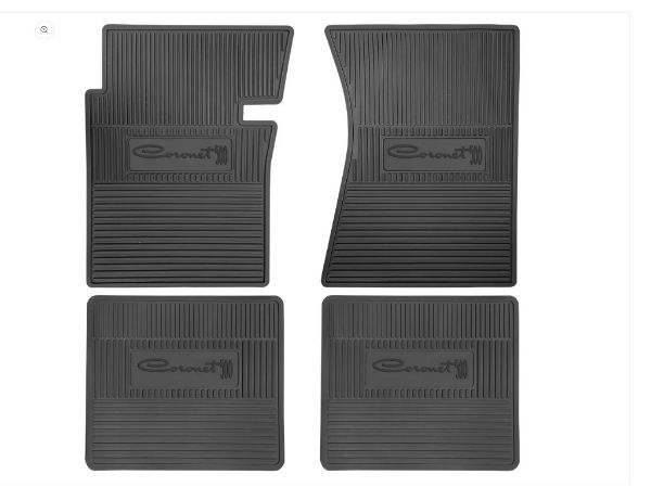 Picture of 1965 Dodge Coronet 500 B-Body Next Generation Custom Vintage Rubber Floor Mats Package