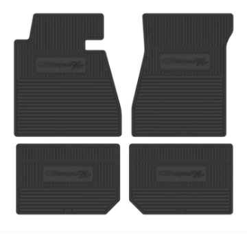 Show details for 1968-1970 Charger R/T Next Generation Custom Vintage Rubber Floor Mats Package Picture of 1968-1970 Charger R/T Next Generation Custom Vintage Rubber Floor Mats Package