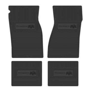 Show details for 1967-1969 Pontiac Firebird Next Generation Custom Vintage Rubber Floor Mats Package Picture of 1967-1969 Pontiac Firebird Next Generation Custom Vintage Rubber Floor Mats Package