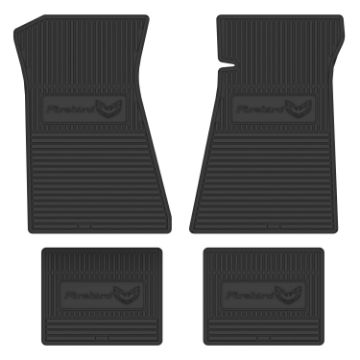 Show details for 1975-1981 Pontiac Firebird Next Generation Custom Vintage Rubber Floor Mats Package Picture of 1975-1981 Pontiac Firebird Next Generation Custom Vintage Rubber Floor Mats Package