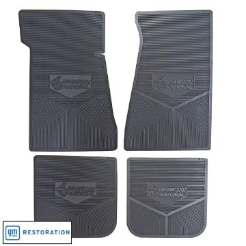 Show details for 1984-1987 Grand National Next Generation Custom Vintage Rubber Floor Mats Package Picture of 1984-1987 Grand National Next Generation Custom Vintage Rubber Floor Mats Package