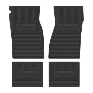 Show details for 1967-1969 Chevrolet Camaro Next Generation Custom Vintage Rubber Floor Mats Package Picture of 1967-1969 Chevrolet Camaro Next Generation Custom Vintage Rubber Floor Mats Package