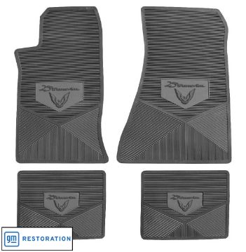 Show details for 1992 Pontiac 25Th Anniv. Trans Am Next Generation Custom Vintage Rubber Floor Mats Package Picture of 1992 Pontiac 25Th Anniv. Trans Am Next Generation Custom Vintage Rubber Floor Mats Package