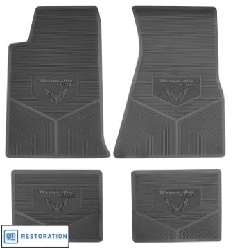 Show details for 1996-2002 Pontiac Trans Am Ws-6 Next Generation Custom Vintage Rubber Floor Mats Package Picture of 1996-2002 Pontiac Trans Am Ws-6 Next Generation Custom Vintage Rubber Floor Mats Package