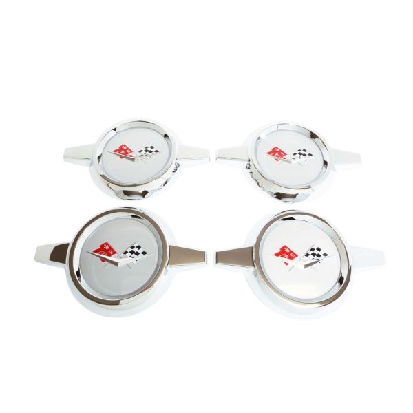 Picture of 1959-1960 Full-Size Chevrolet and El Camino Silver Spinner Assembly Set