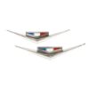 Picture of 1962-1963 Full-Size Chevrolet Front Fender Vee Emblem, 283, Sold as a Pair