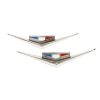 Picture of 1962-1963 Full-Size Chevrolet Front Fender Vee Emblem, 283, Sold as a Pair