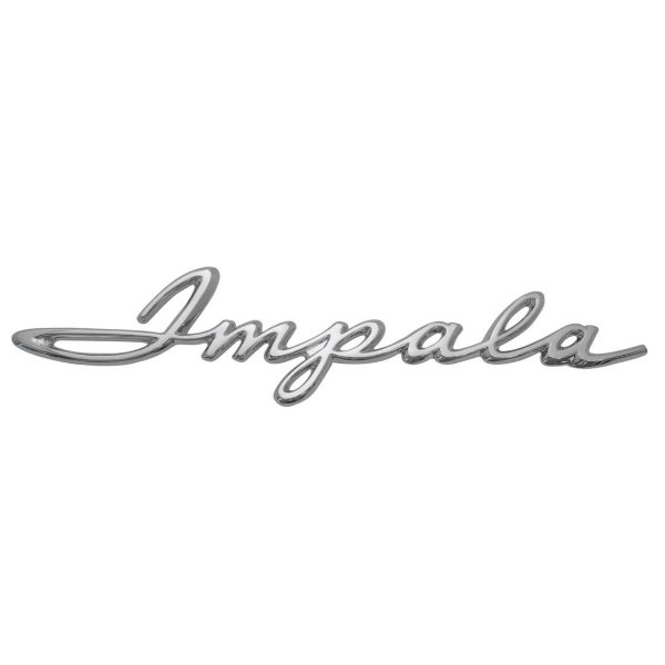 Picture of 1962 Impala Rear Quarter Script, “Impala”, Sold as a Pair