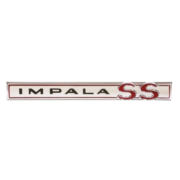 Picture of 1964 Impala Trunk Lid Emblem, “Impala SS”, Sold as Each