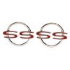 Picture of 1964 Full-Size Chevrolet Rear Quarter Panel "SS" Emblem, Sold as a Pair