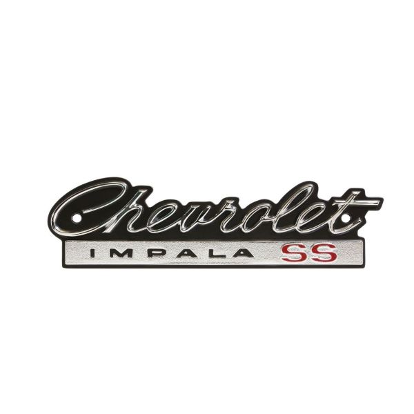 Picture of 1966 Full-Size Chevrolet Grille Emblem, “Chevrolet Impala SS”, Sold as Each
