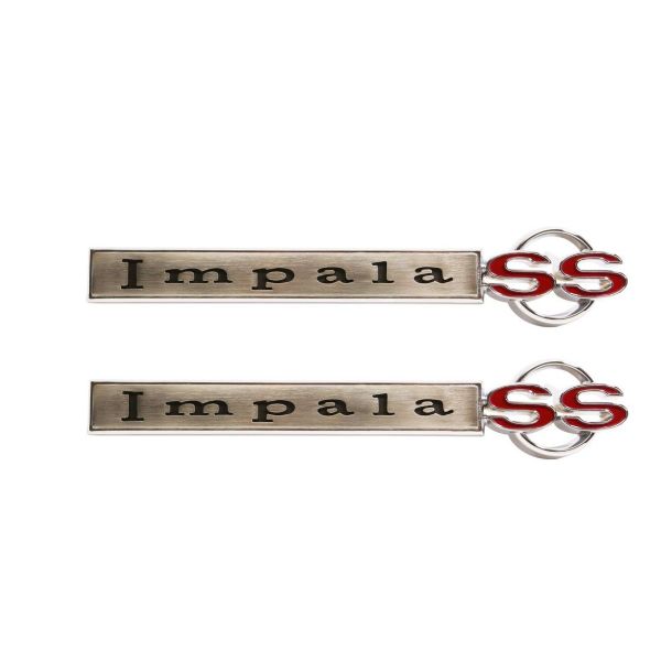 Picture of 1967 Impala Front Fender Emblem, “Impala SS”, Sold as a Pair