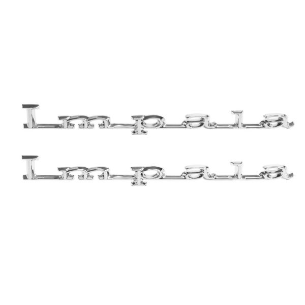 Picture of 1967 Impala Rear Quarter Script, “Impala”, Sold as a Pair