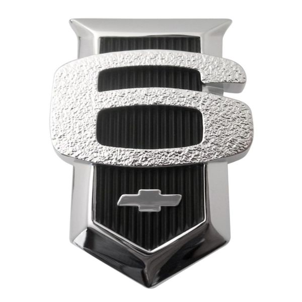 Picture of 1963 Chevy II and Nova 6-Cylinder Black Front Fender Shield, Sold as a Pair