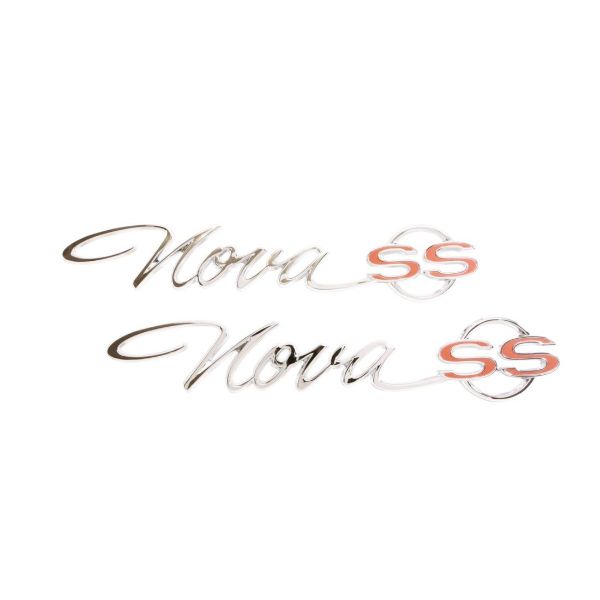 Picture of 1965 Nova Rear Quarter Emblem, “Nova SS”, Sold as a Pair