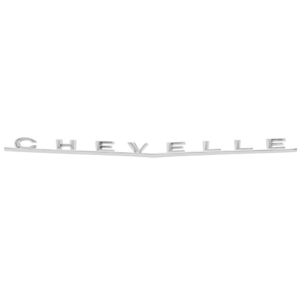 Picture of 1966 Chevelle Trunk Emblem, Malibu, “Chevelle”, Sold as Each