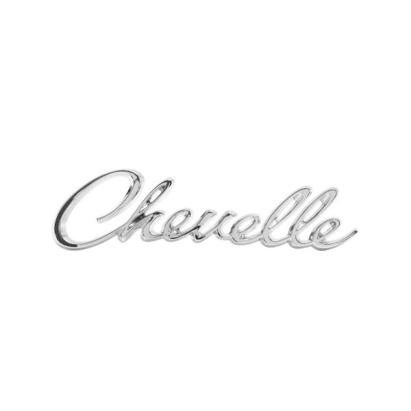 Picture of 1968-1969 Chevelle Front Header Panel Emblem, “Chevelle”, Sold as Each