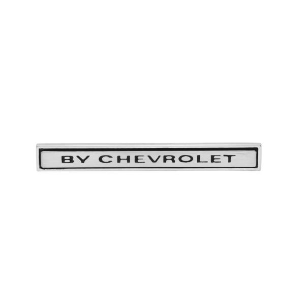 Picture of 1969 Chevelle Front Header Panel Emblem, “By Chevrolet”, Sold as Each