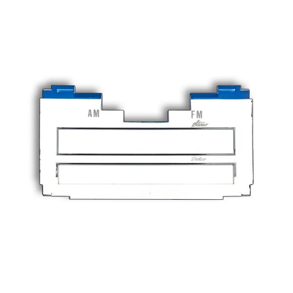 Picture of 1971-1972 Full-Size Chevrolet Stereo Radio Dial Lens, Blue, Sold as Each