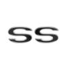 Picture of 1969 Full-Size Chevrolet Front Fender Emblem, “SS”, Black, Sold as a Pair