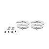 Picture of 1969 Full-Size Chevrolet Front Fender Emblem, “SS”, Black, Sold as a Pair