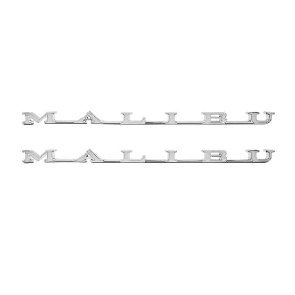 Picture of 1970 Chevelle Front Fender Emblem, “Malibu”, Sold as a Pair