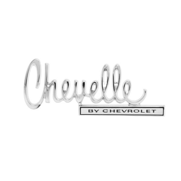 Picture of 1970 Chevelle Trunk Lid Emblem, “Chevelle By Chevrolet”, Sold as Each