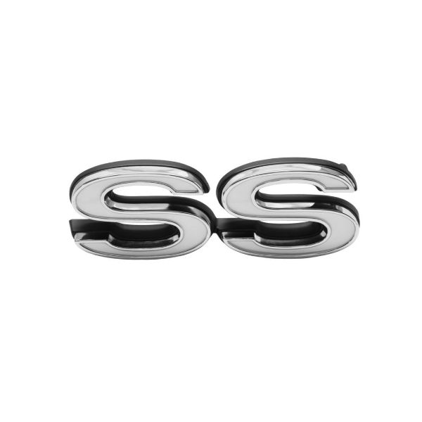 Picture of 1973 Chevelle Rear Panel Emblem, “SS”, Sold as Each