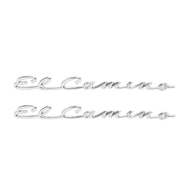 Picture of 1959 El Camino Front Fender Emblem, “El Camino”, Sold as a Pair