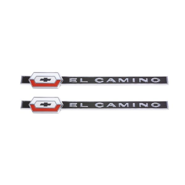 Picture of 1964 El Camino Rear Quarter Emblem, “El Camino”, Sold as a Pair