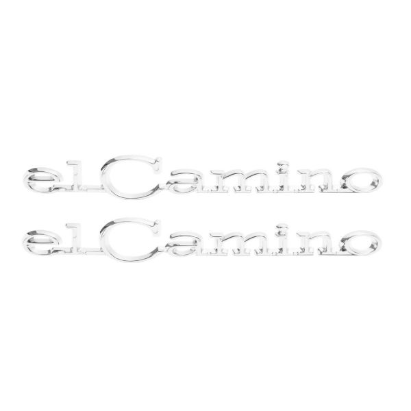 Picture of 1968-1969 El Camino Rear Quarter Emblem, “El Camino”, Sold as a Pair