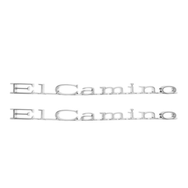Picture of 1970 El Camino Front Fender Emblem, “El Camino”, Sold as a Pair