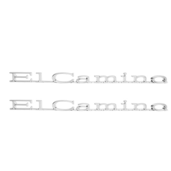Picture of 1971-1975 El Camino Front Fender Emblem, “El Camino”, Sold as a Pair