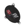 Picture of 1965-1966 Corvette Spinner Emblem, Black Upper Left Hand, Sold as Each