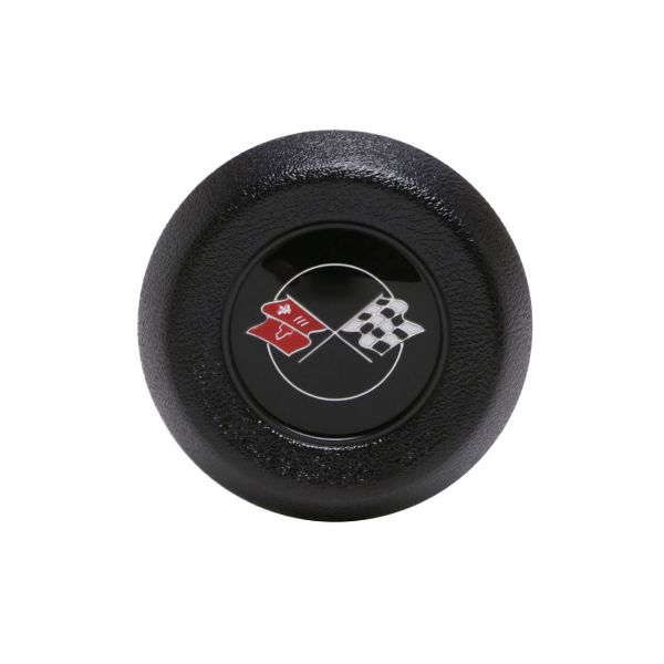 Picture of 1969-1975 Corvette Assembled Horn Button with Tilt and Telescopic, Black