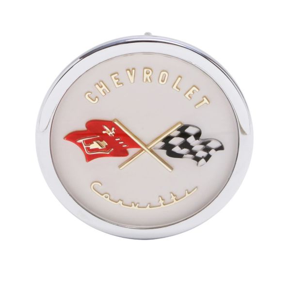 Picture of 1953-1955 Corvette Corvette Front Emblem Assembly, Sold as Each