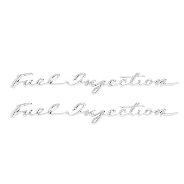 Picture of 1958-1961 Corvette Front Fender Emblem, “Fuel Injection”, Sold as a Pair