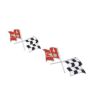 Picture of 1958-1960 Corvette Front Fender X-Flag Emblem, Sold as a Pair