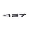 Picture of 1967-1969 Corvette Hood Number Set, “427”, Black