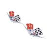 Picture of 1963 Late-1966 Corvette Front Fender X-Flag Emblem, Special, Sold as a Pair