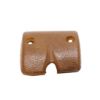Picture of 1967 Corvette Rear View Mirror Bracket Cover, Dark Saddle, Sold as Each