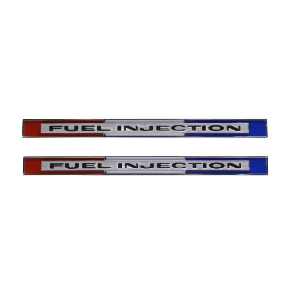 Picture of 1965 Corvette Front Fender Emblem, “Fuel Injection”, Sold as a Pair