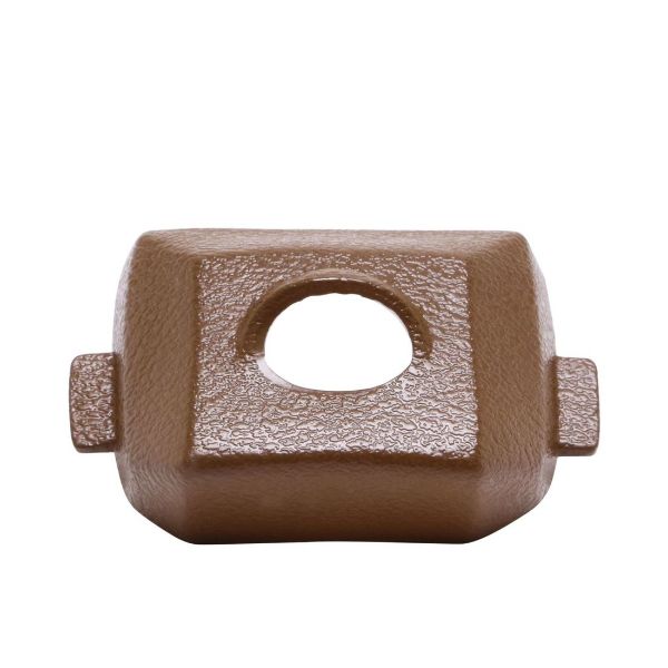 Picture of 1973 Corvette Rear View Mirror Bracket Cover, Dark Saddle, Sold as Each