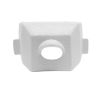 Picture of 1976 Corvette Rear View Mirror Bracket Cover, White, Sold as Each