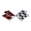 Picture of 1967 Corvette Front X-Flag Emblem, Dark Red, Sold as Each