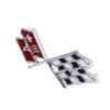 Picture of 1967 Corvette Front X-Flag Emblem, Dark Red, Sold as Each