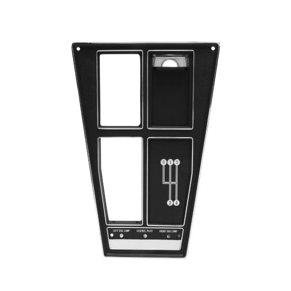 Picture of 1970-1971 Corvette Console Plate Assembly, 4-Speed, Air, Sold as Each