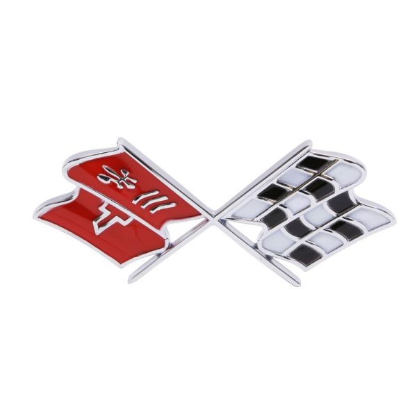 Picture of 1968-1972 Corvette Front X-Flag Emblem, Sold as Each