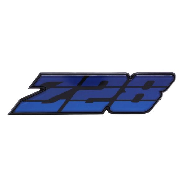 Picture of 1980-1981 Camaro Grille Emblem, “Z-28”, Blue, Sold as Each